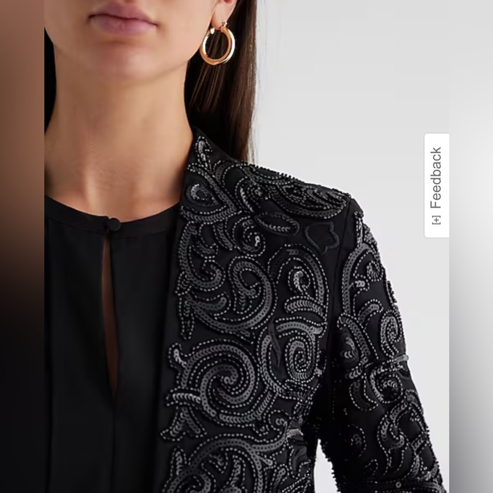 NWT EXPRESS Beaded Jacket, SMALL - Picture 3 of 8